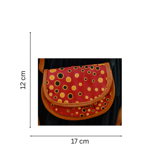 Sac A Main Pour Enfant - Tissu et Cuir