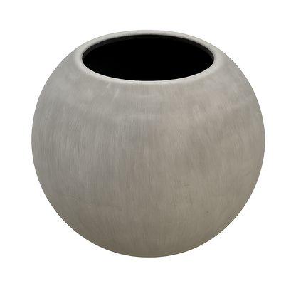 Pot en béton ciré renforci avec fibre de verre